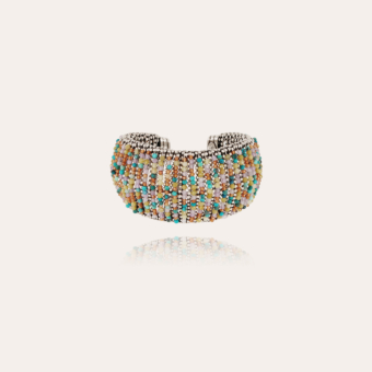 Izzia Serti cuff bracelet silver - Exclusive piece (3 pieces)