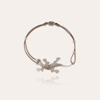 Salamandre men bracelet silver
