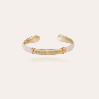 Macao raffia bracelet gold