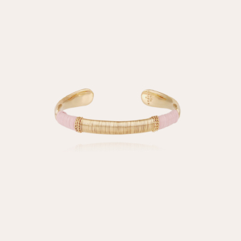Macao raffia bracelet gold