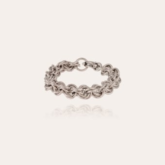 Maille rond entrecroisé bracelet large size