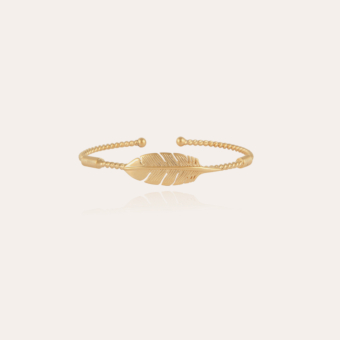 Penna twisted bangle bracelet gold