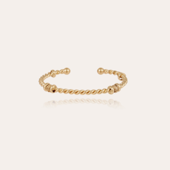 Torsade men bracelet gold