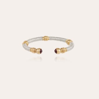 Sari raffia bracelet acetate