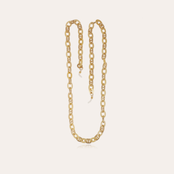 Prato glasses chain necklace small size acetate gold 