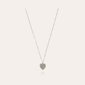 Coeur necklace silver