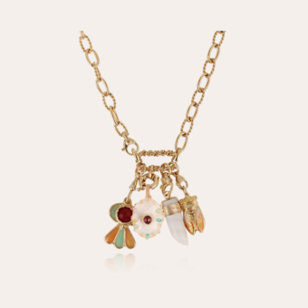 Constantine 4 charms necklace gold - Exclusive piece