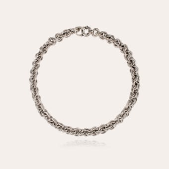 Maille rond entrecroisé necklace