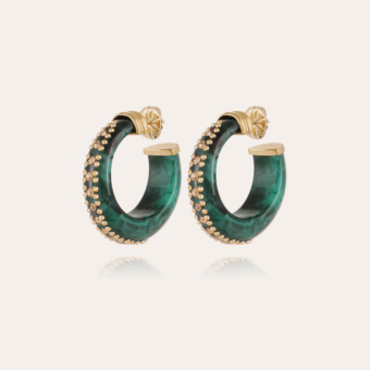 Abalone Calas earrings small size gold - Exclusive piece (3 pieces)
