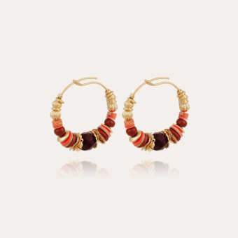 Aloha hoop earrings mini gold