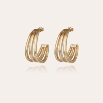 Cerceau earrings gold