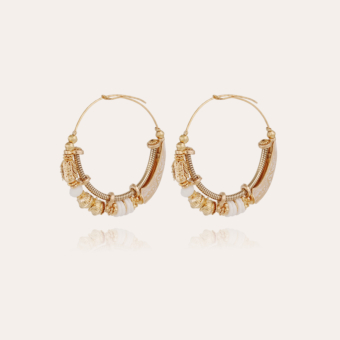 Comedia Serti hoop earrings smal size gold