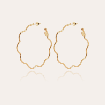 Florette hoop earrings gold