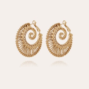 Izzia earrings large size gold 