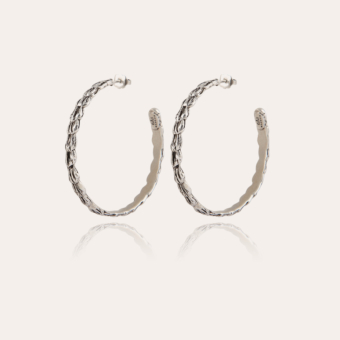 Liane hoop earrings silver