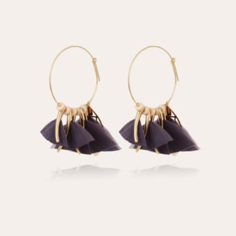 Marly hoop earrings small size gold