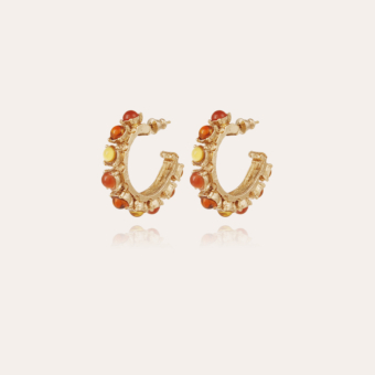 Parelie earrings gold