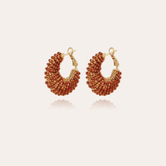 Izzia earrings small size gold