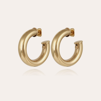 Turner hoop earrings gold
