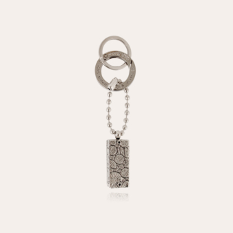 Cage Bozart key ring silver