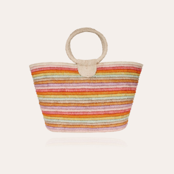 Cabas des Lices bag raffia