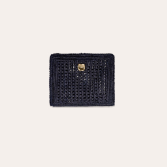 Les Canoubiers purse bag Raffia