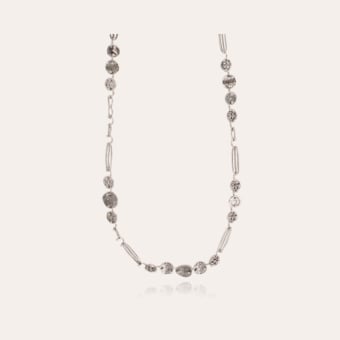 Eclipse long necklace silver 