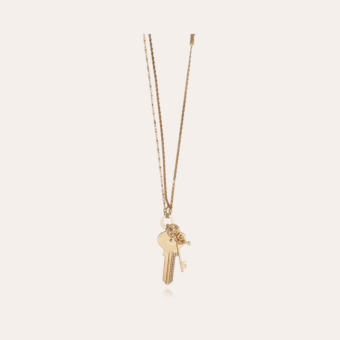 Lancelot long necklace gold