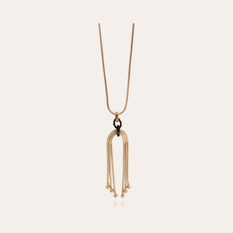 Mamba long necklace gold