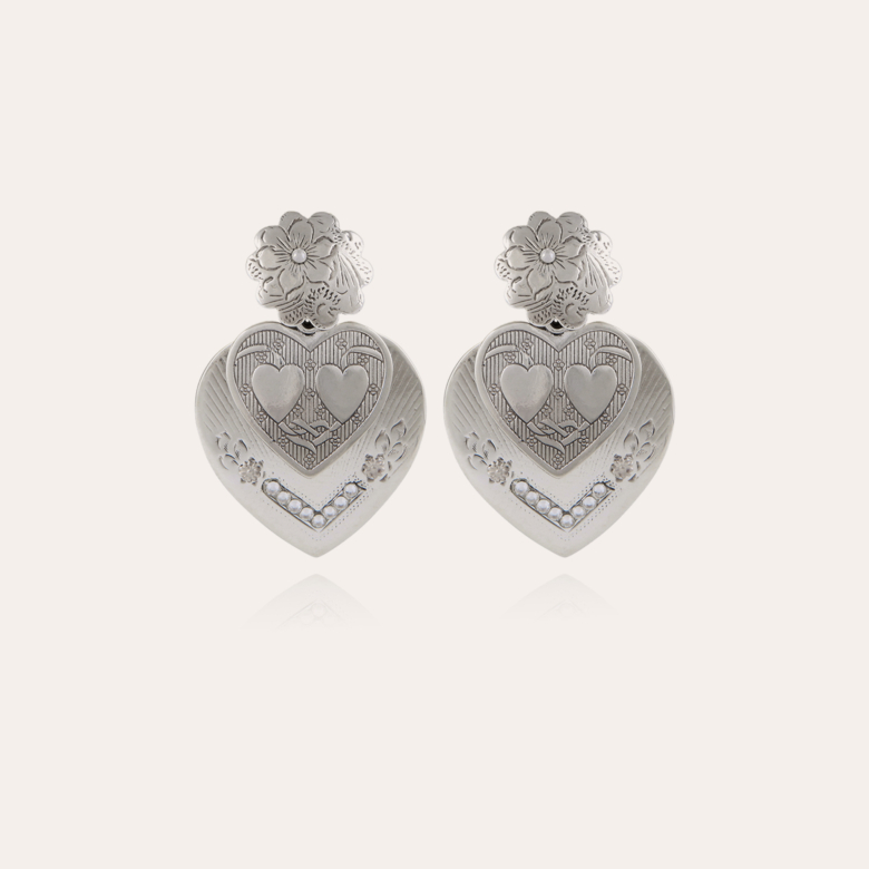 Buy Gold Plated Baroque Pearl Infinite Love Earrings by Eina Ahluwalia  Online at Aza Fashions.