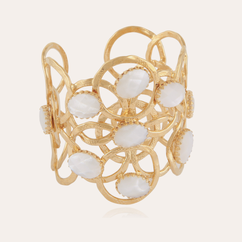 Olympie bracelet - White Mother-of-pearl