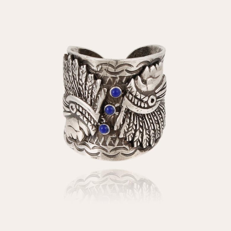 Santa Fe cabochons ring large size