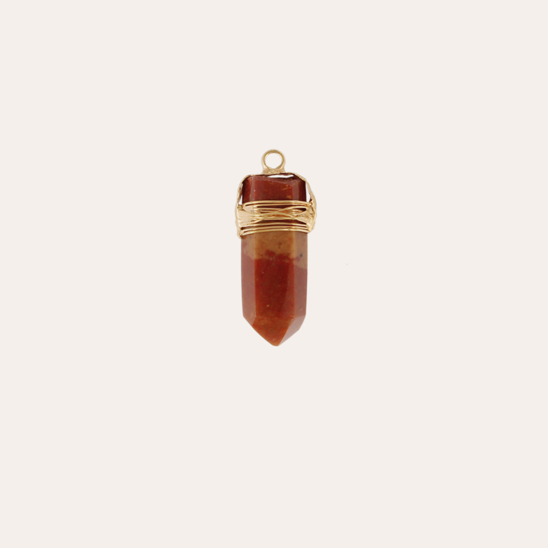 Aventura charms Constantine small size - Red Jasper
