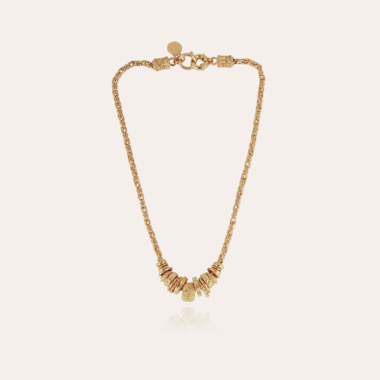 Marquise Chain necklace gold Gold plated - Creations for Women ...