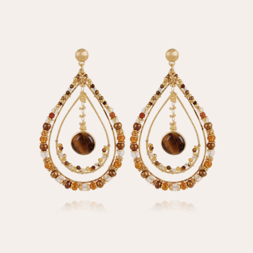 Aurore Serti earrings gold