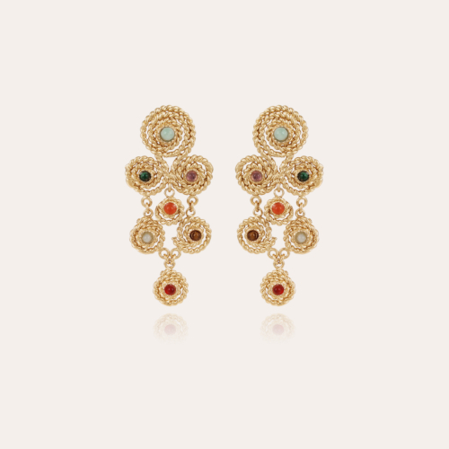Mistral earrings small size gold 