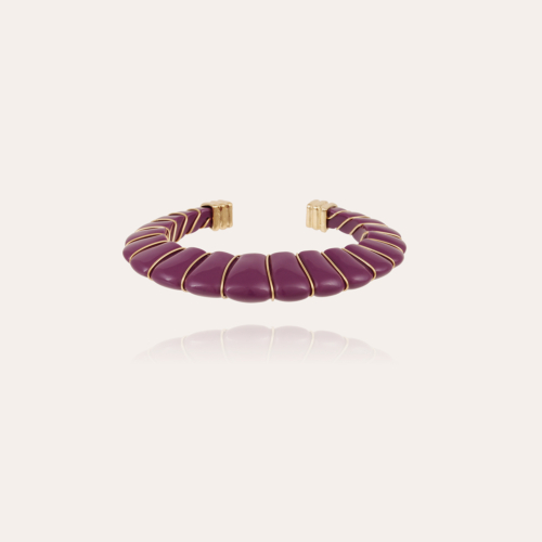 Cyclade bracelet gold - Purple