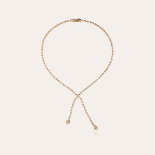 Riviera Asymetric necklace gold 
