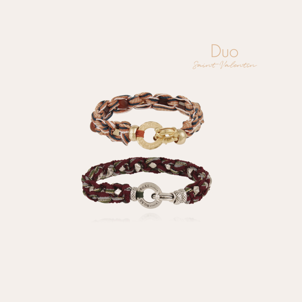Valentine's Day Duo Fabrik bracelets