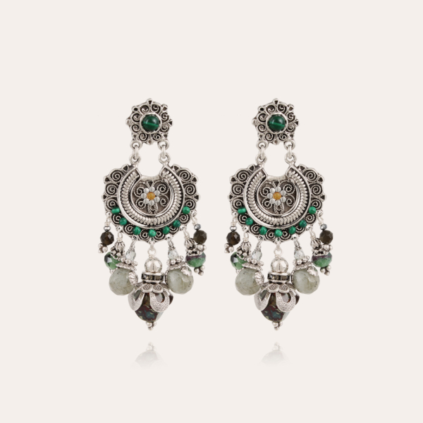 Aicha earrings small size silver