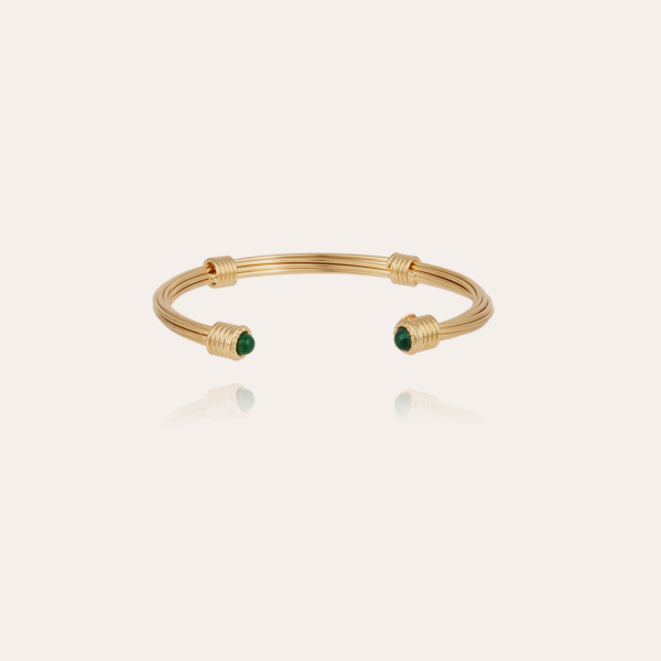 Ariane cabochons bracelet gold 