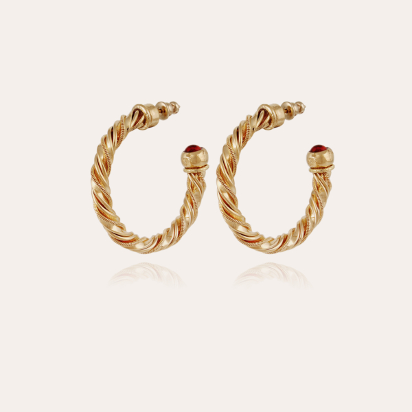 Torride hoop earrings small size gold