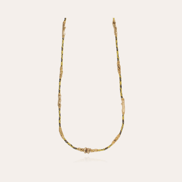 Lima long necklace gold
