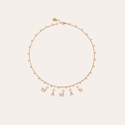Letter A pendant charms strass