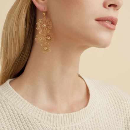 Neige earrings mini gold