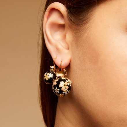 Decalco earrings gold