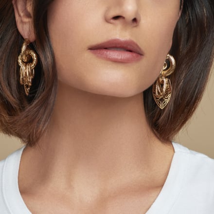 Lizza earrings gold