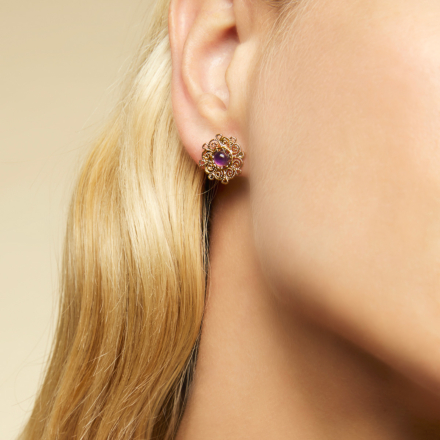 Yuca studs earrings gold