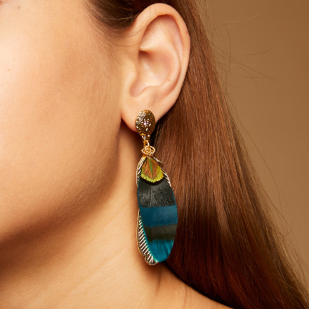 Saona earrings small size gold 