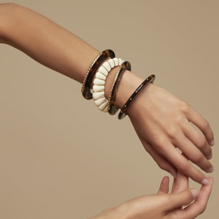 Cyclade bracelet gold - Black